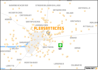 map of Pleasant Acres