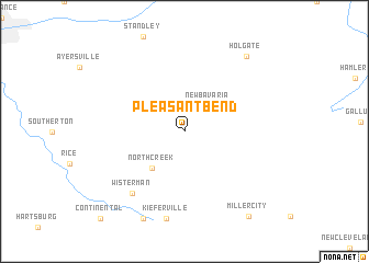 map of Pleasant Bend