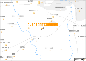map of Pleasant Corners