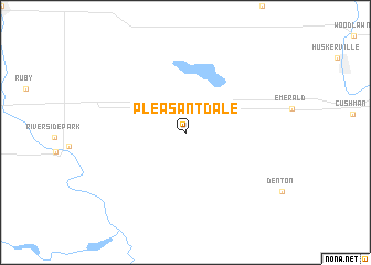 map of Pleasant Dale