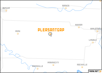 map of Pleasant Gap