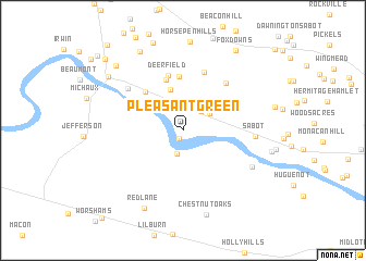 map of Pleasant Green