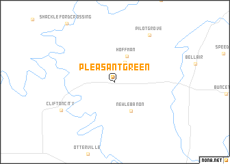 map of Pleasant Green