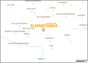 map of Pleasant Grove