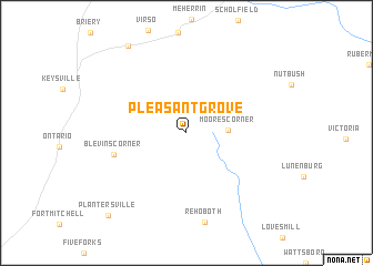 map of Pleasant Grove