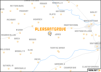 map of Pleasant Grove