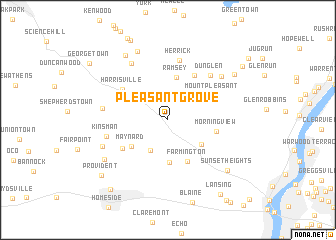 map of Pleasant Grove