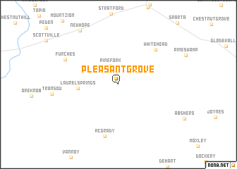 map of Pleasant Grove