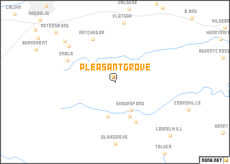 map of Pleasant Grove