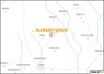 map of Pleasant Grove