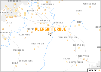 map of Pleasant Grove