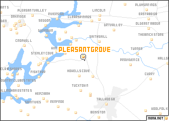 map of Pleasant Grove