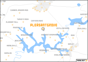 map of Pleasant Grove