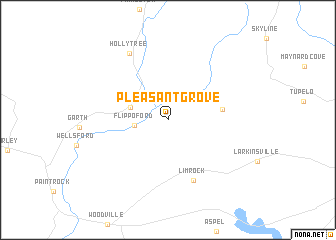 map of Pleasant Grove