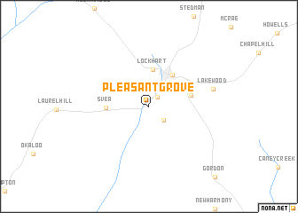 map of Pleasant Grove