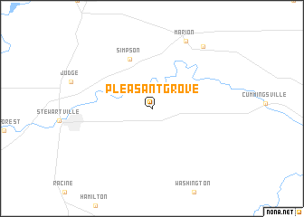 map of Pleasant Grove