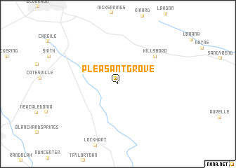 map of Pleasant Grove