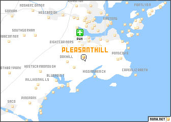 map of Pleasant Hill