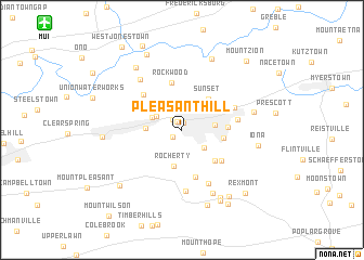 map of Pleasant Hill