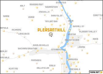 map of Pleasant Hill