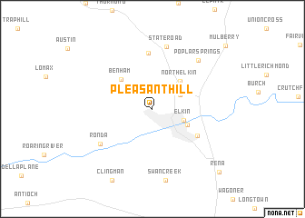 map of Pleasant Hill