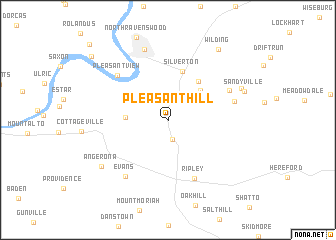 map of Pleasant Hill