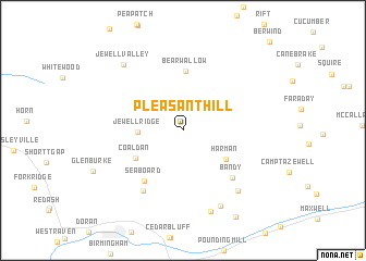 map of Pleasant Hill