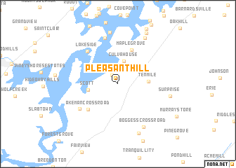 map of Pleasant Hill