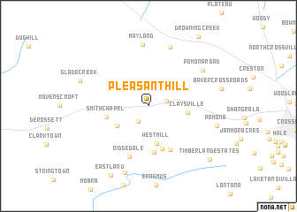 map of Pleasant Hill