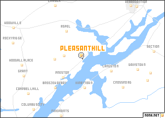 map of Pleasant Hill