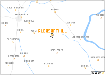 map of Pleasant Hill