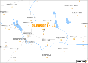 map of Pleasant Hill