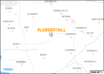 map of Pleasant Hill