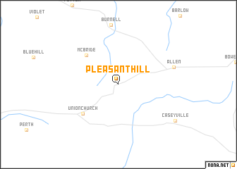 map of Pleasant Hill