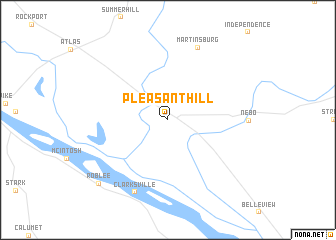 map of Pleasant Hill