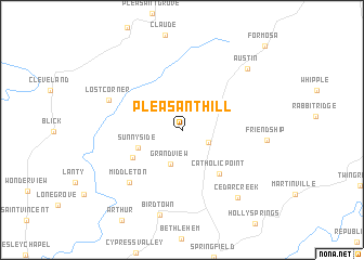 map of Pleasant Hill