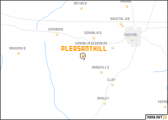 map of Pleasant Hill