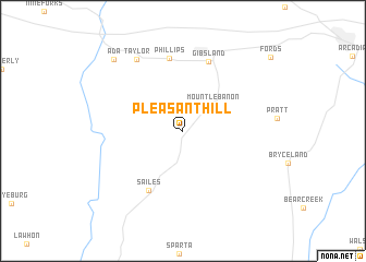 map of Pleasant Hill