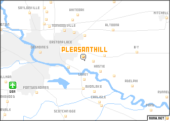 map of Pleasant Hill