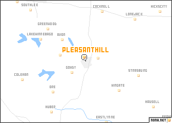 map of Pleasant Hill