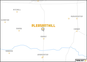 map of Pleasant Hill