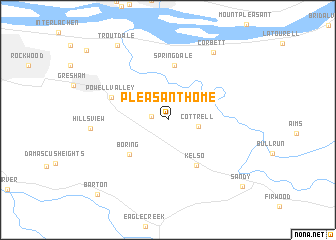 map of Pleasant Home