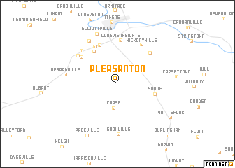 map of Pleasanton