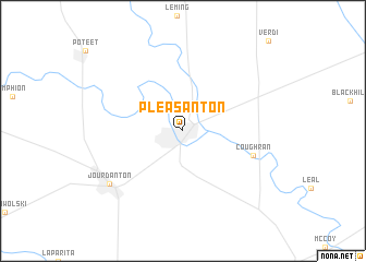 map of Pleasanton