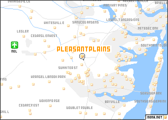 map of Pleasant Plains