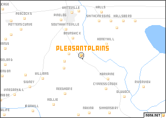 map of Pleasant Plains