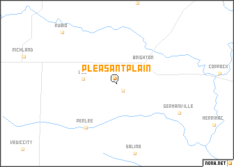 map of Pleasant Plain