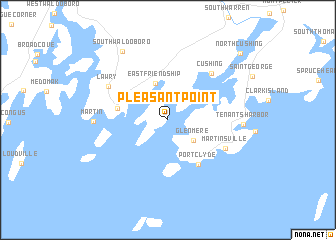 map of Pleasant Point