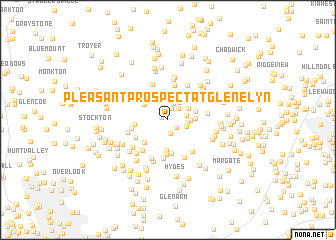 map of Pleasant Prospect At Glen Elyn