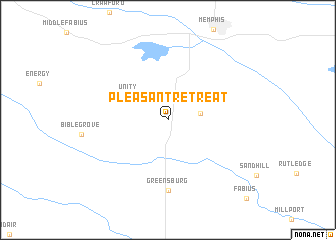 map of Pleasant Retreat